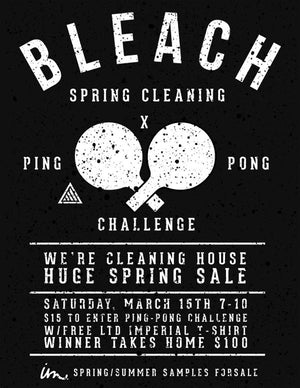 Bleach Spring Cleaning x Ping Pong Challenge