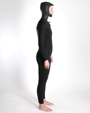 Luxxe Deluxe Hooded Chest Zip 5/4/3 Black