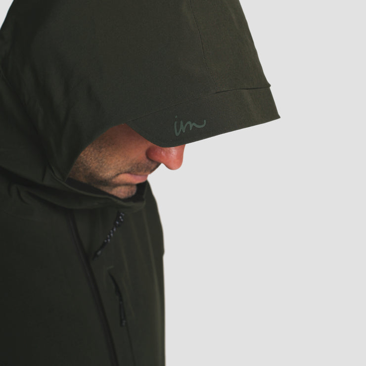 Avalon 3-Layer Waterproof Rain Jacket - Olive