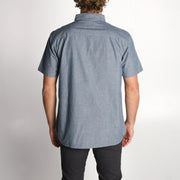 Bradford SS Woven Indigo Nep Chambray