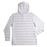 Hombre Hooded Henley White