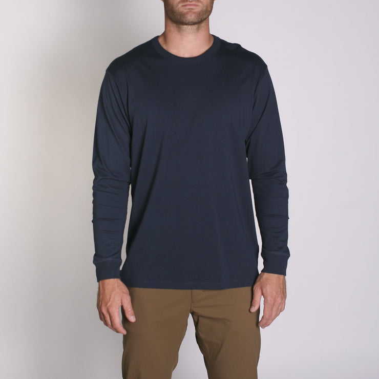 Density LS Premium T-Shirt Navy