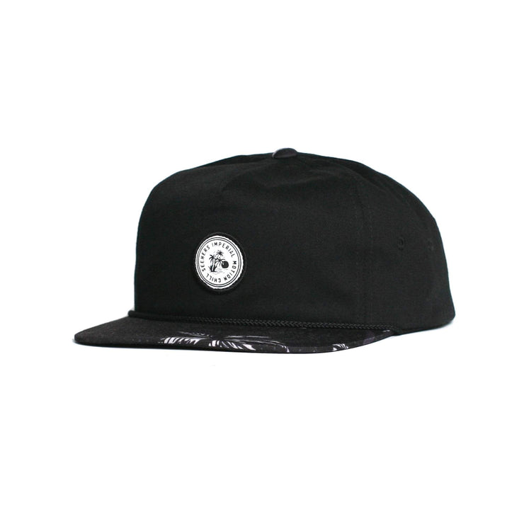 Islander Snapback Hat Black