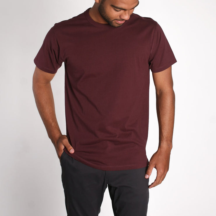 Density Premium T-Shirt Burgundy