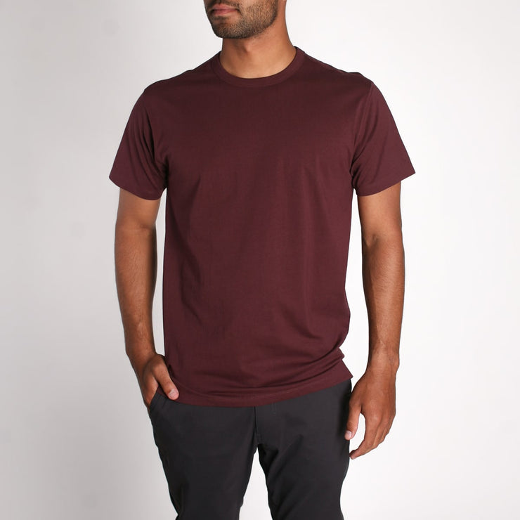 Density Premium T-Shirt Burgundy