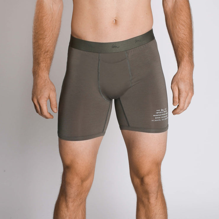 Mode Boxer Brief 5" Dark Olive