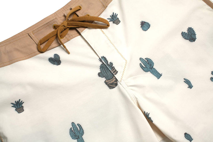 Seeker Stretch Boardshort Antique White