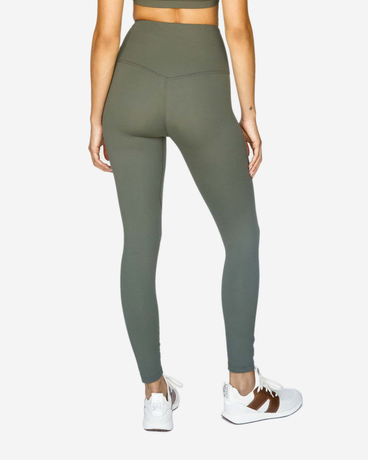 Solo 7/8 High Waisted Legging Olive