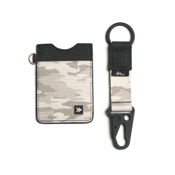 ID Wallet Keychain Minimalist Wristlet Lanyard ID Wristlet 