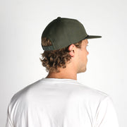 Timber Snapback Hat Olive