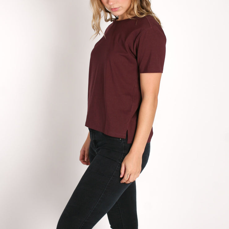 Density Women's Premium T-Shirt Burgundy