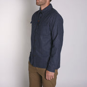 Winthrop Woolly Flannel Navy Melange